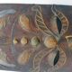 Decorative sculpted metal wall mask – 70 cm × 33 cm