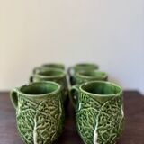 Vintage 50s-60s cabbage-shaped slushie coffee cups