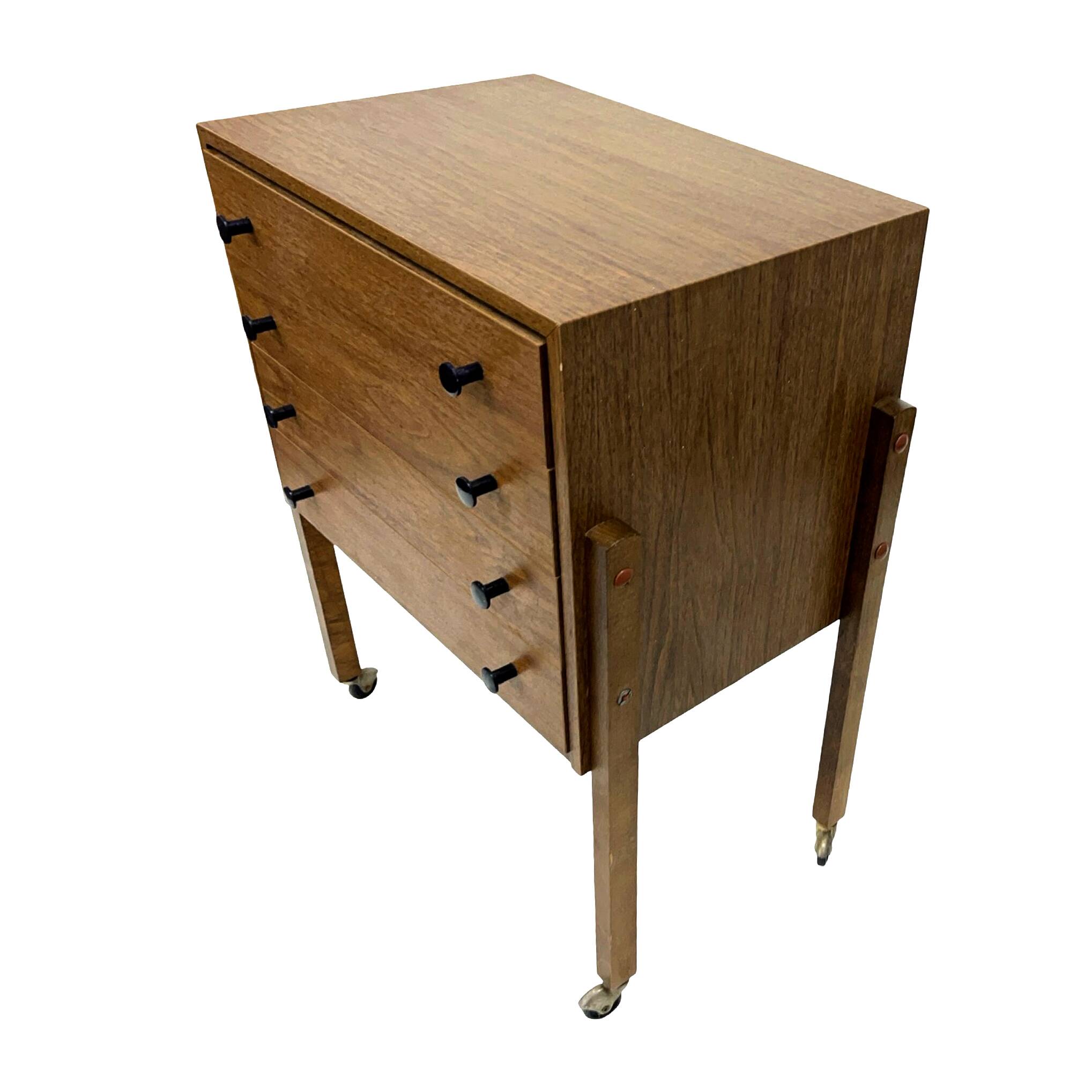 Modernist threader, with organizer, GDR, 1960s.