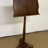 Lutrin / pupitre en bois et laiton ancien