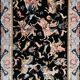 Tapis en soie Indo-Persan scène de chasse