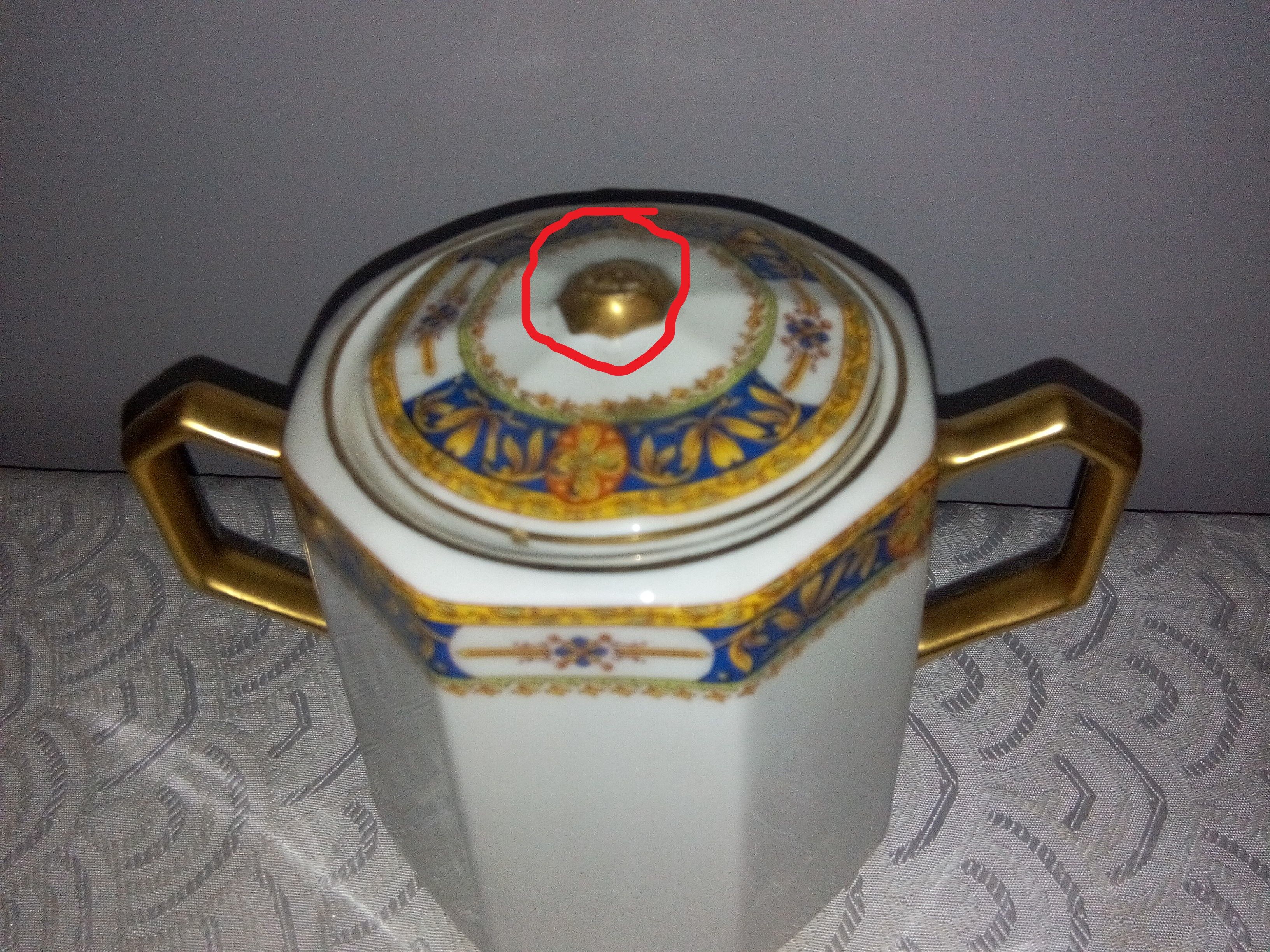 Porcelain coffee service from Limoges