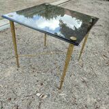 Table basse d'appoint plexiglas vintage
