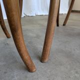 Set of 4 Vintage Bentwood Cane Dining Chair, Thonet Style, 1970s Yugoslavia