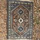 Antique Persian Carpet Chiraz Abadeh Qashqai Ghashga'i Ethnicity 83x53