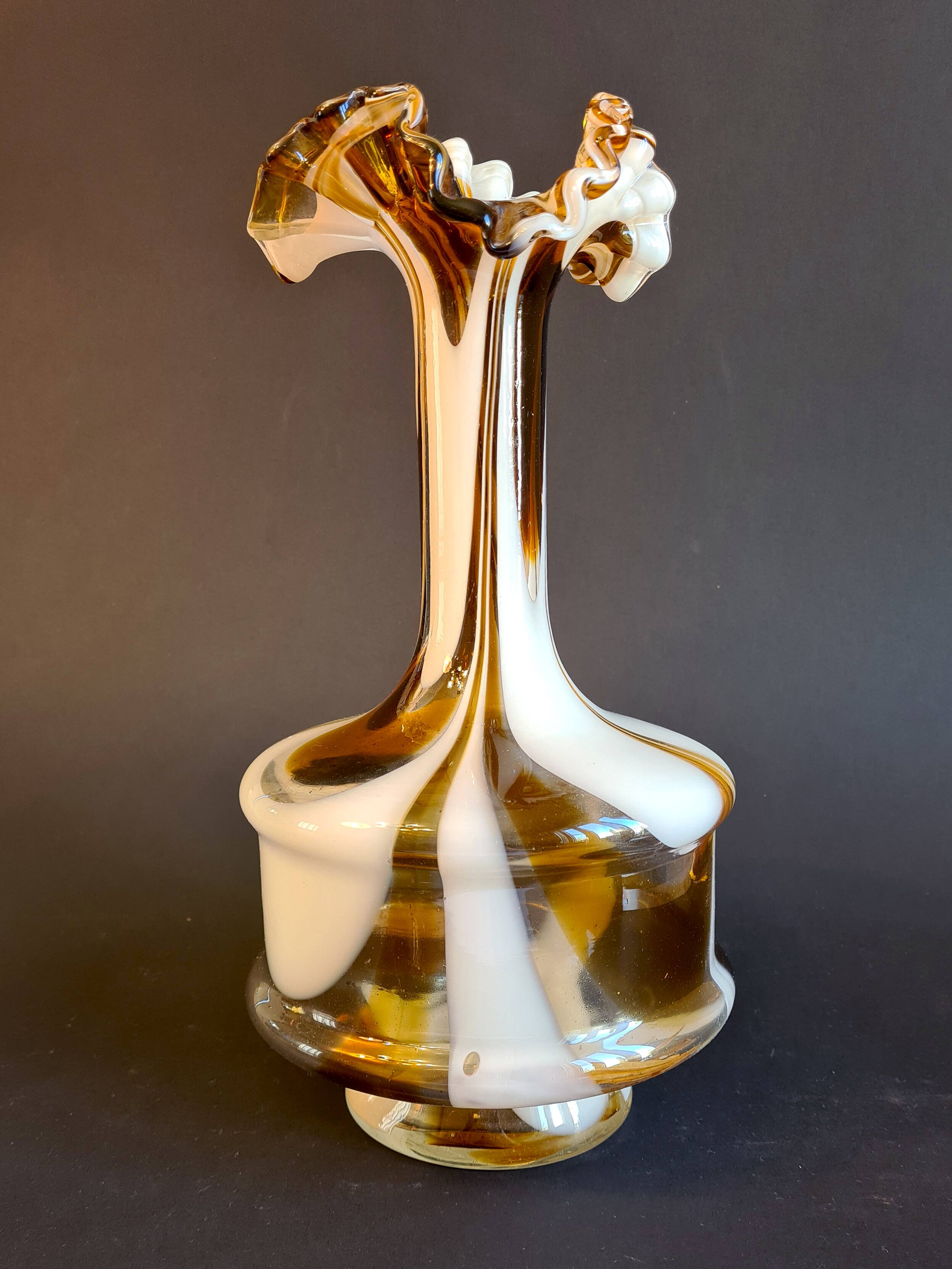 Vintage Two-Tone Murano Vase