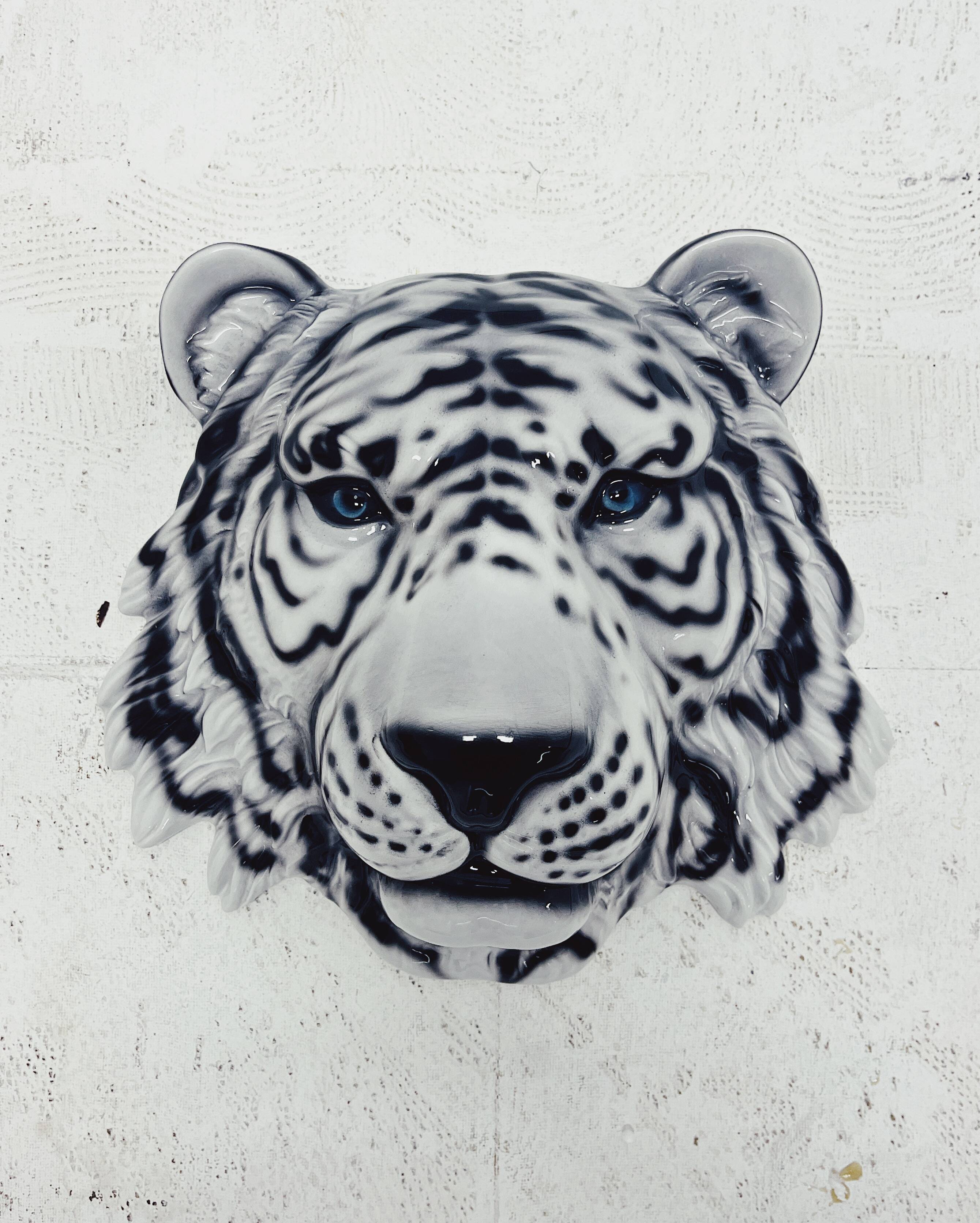 Ceramic White Tiger