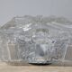 Ceiling lamp / vintage wall lamp xl in molded glass