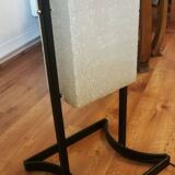 Vintage Arlus totem floor lamp from the 50s, steel and plexiglass