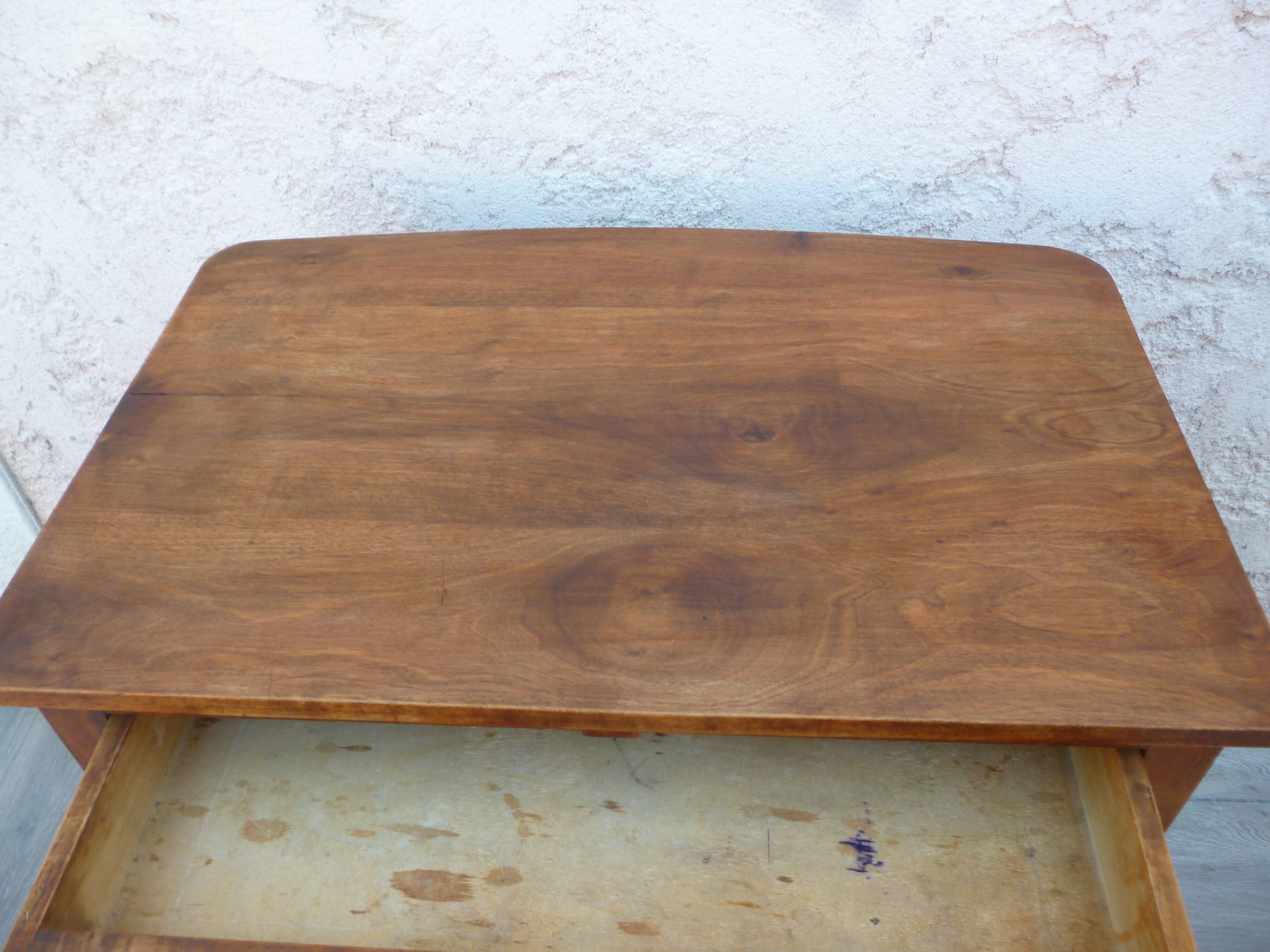 Roll-top Art Deco checkout counter with drawer