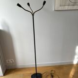 iron and brass floor lamp from the 50s