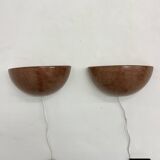 Lot de 2 appliques en céramique, années 1970