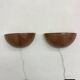 Set of 2 ceramic wall lamps , 1970s
