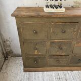 Green patina workshop furniture