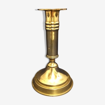 Old brass candlestick