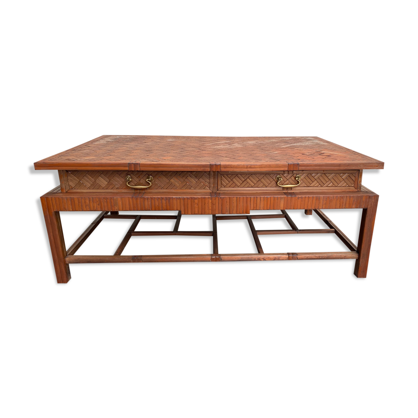 Bamboo coffee table roche-bobois