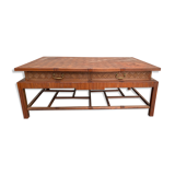 Table basse en bambou roche-bobois