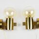 Wall lamps by H. A. Jakobsson, Sweden, 1960s