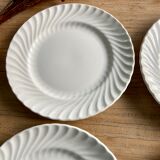 4 Aynsley England dessert plates