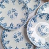 Rivanel blue dessert plates