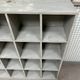 Large distressed wooden locker cabinet (renovated)
