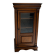 Petit meuble d’appoint vitré en merisier
