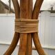 Vintage 1970s rattan coat rack