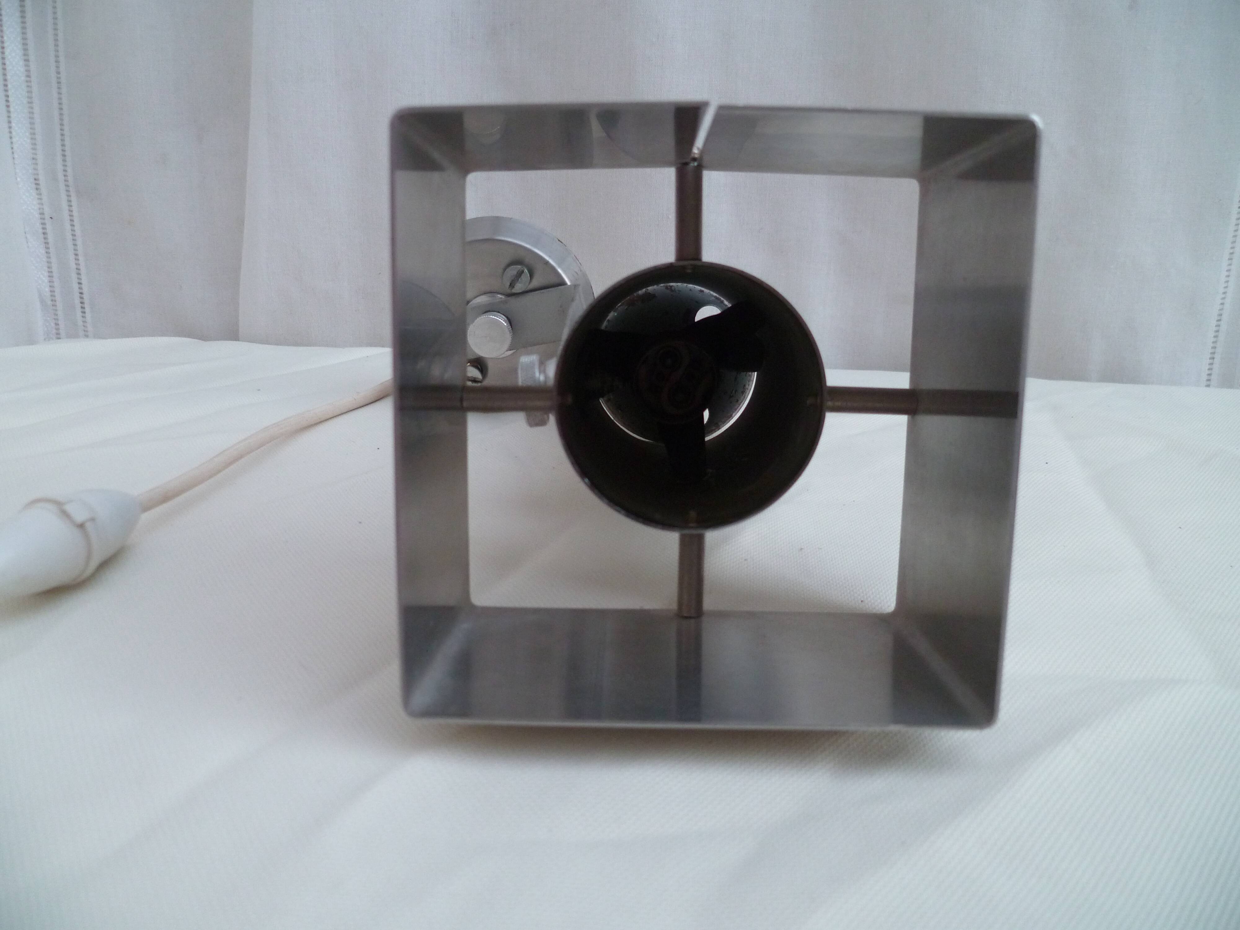 Applique wall years 70 alu brushed