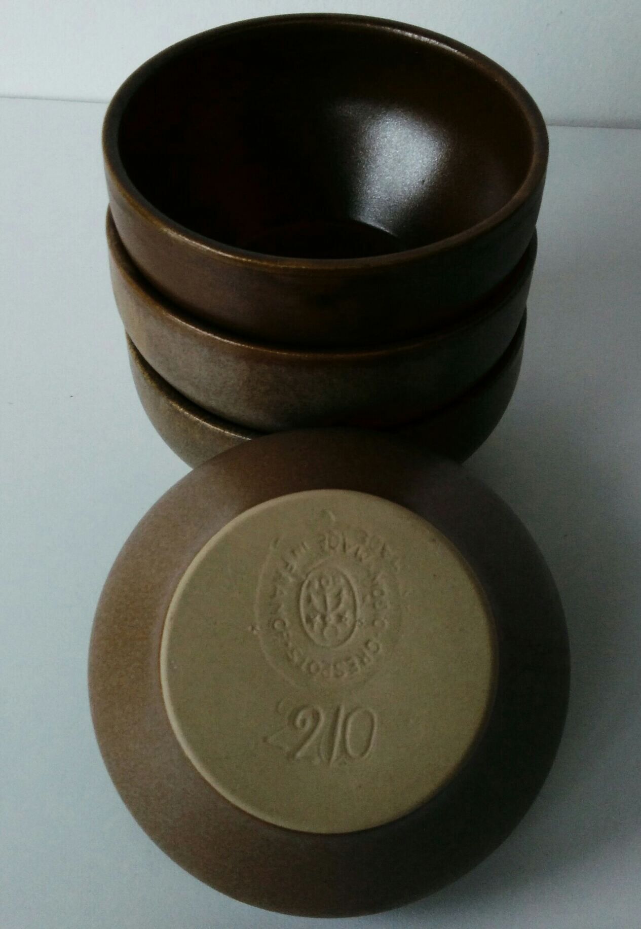 Bowls in stoneware Digoin