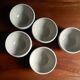 5 stoneware bowls Digoin Sarreguemines grespots