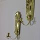 Mid Century Swedish Brass Sconces