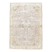 8x11 Turkish Sand Beige & Cream Persian Rug, Rugs For Bedroom Carpet