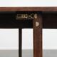 Charming antique English drop-leaf dining table made of oak from the late 19th century