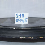 Old round glass globe 21 x 15.5 cm