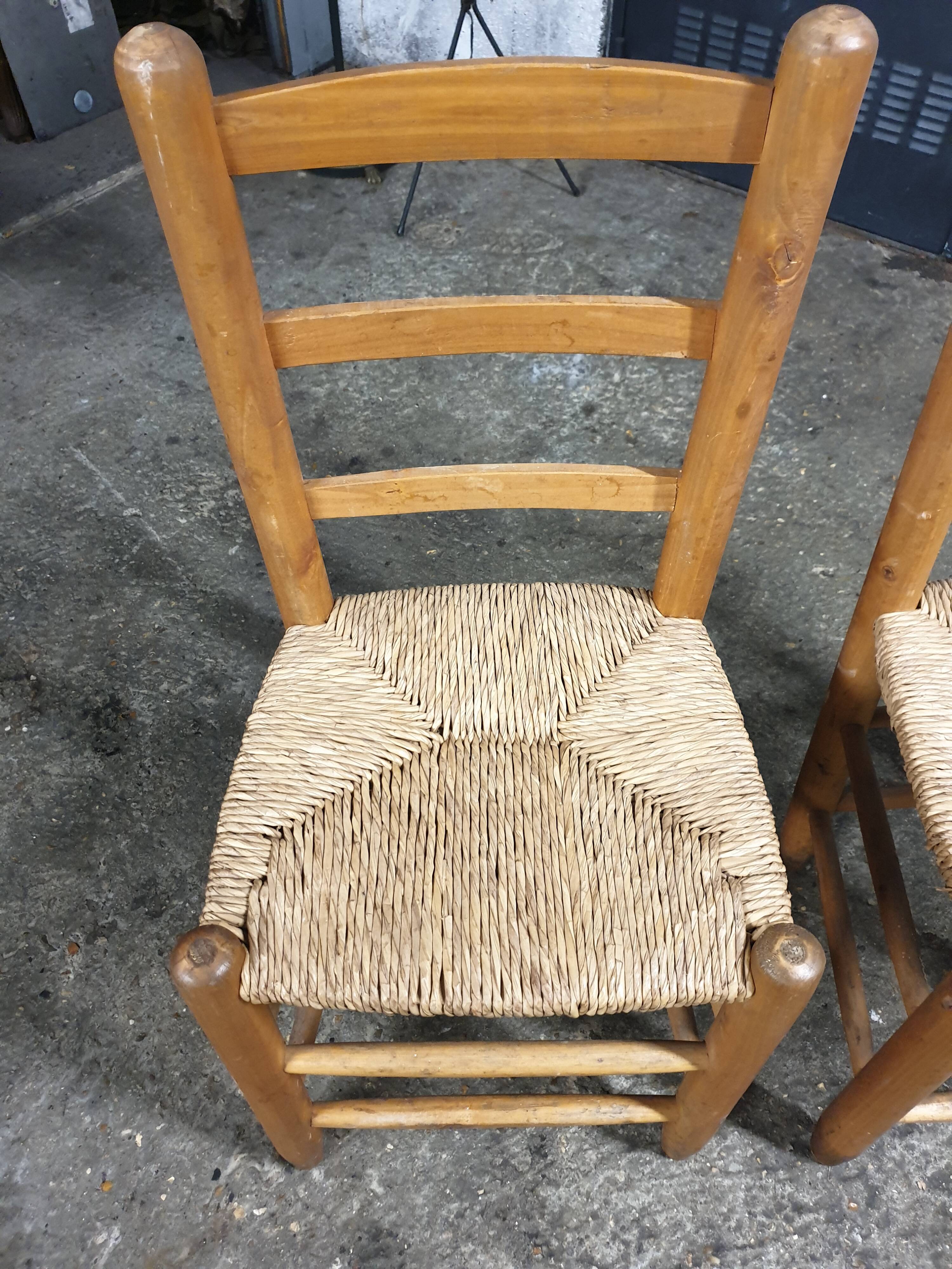 Pair of brutalist chairs