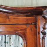 Rustic Wardrobe in Fir with Curtains