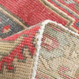 3x9 Red Classic Vintage Persian Runner Rug, 104x280Cm