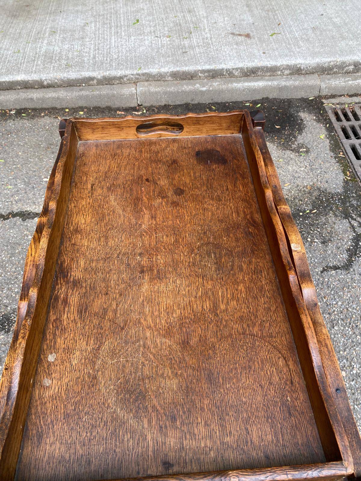 Solid wood rolling bar Louis XV early 20th century