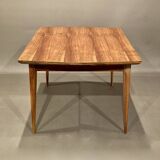 Scandinavian extendable teak table, 1950