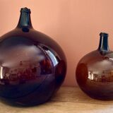 Dame-jeanne ancienne ambrée 25-30L