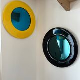 Set of 2 ceramic mirrors Brigitte de Bazelaire Sentou edition