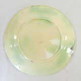 Plate of bunched barbotine and grape leaf