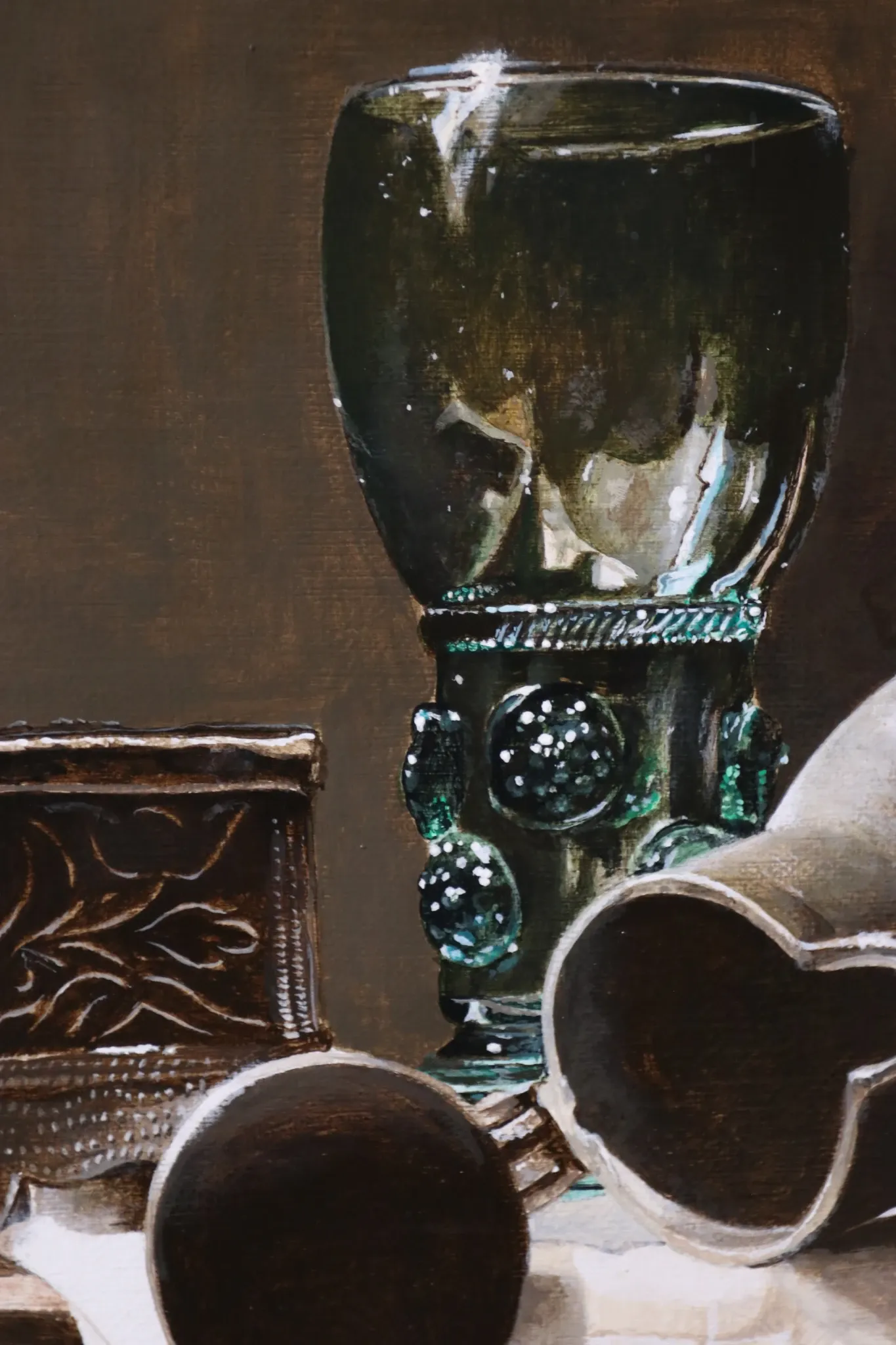Still life with roemer and casket – Marjolein van den Berg, c. 2011