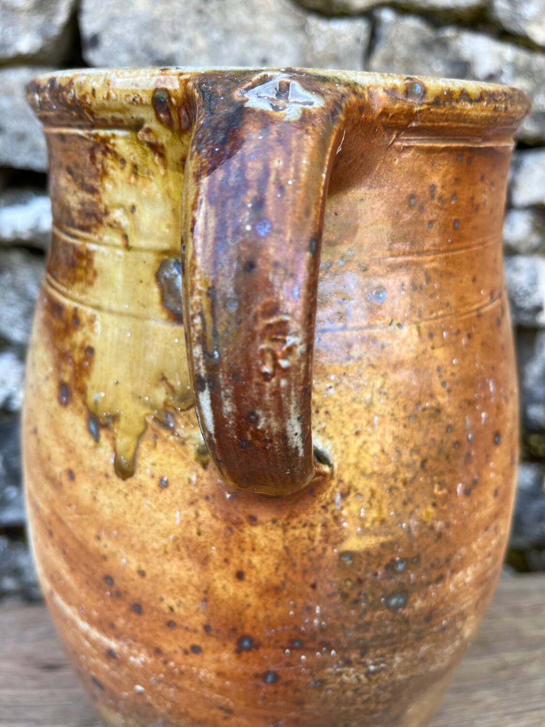 Jar, stoneware jug
