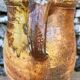 Jar, stoneware jug
