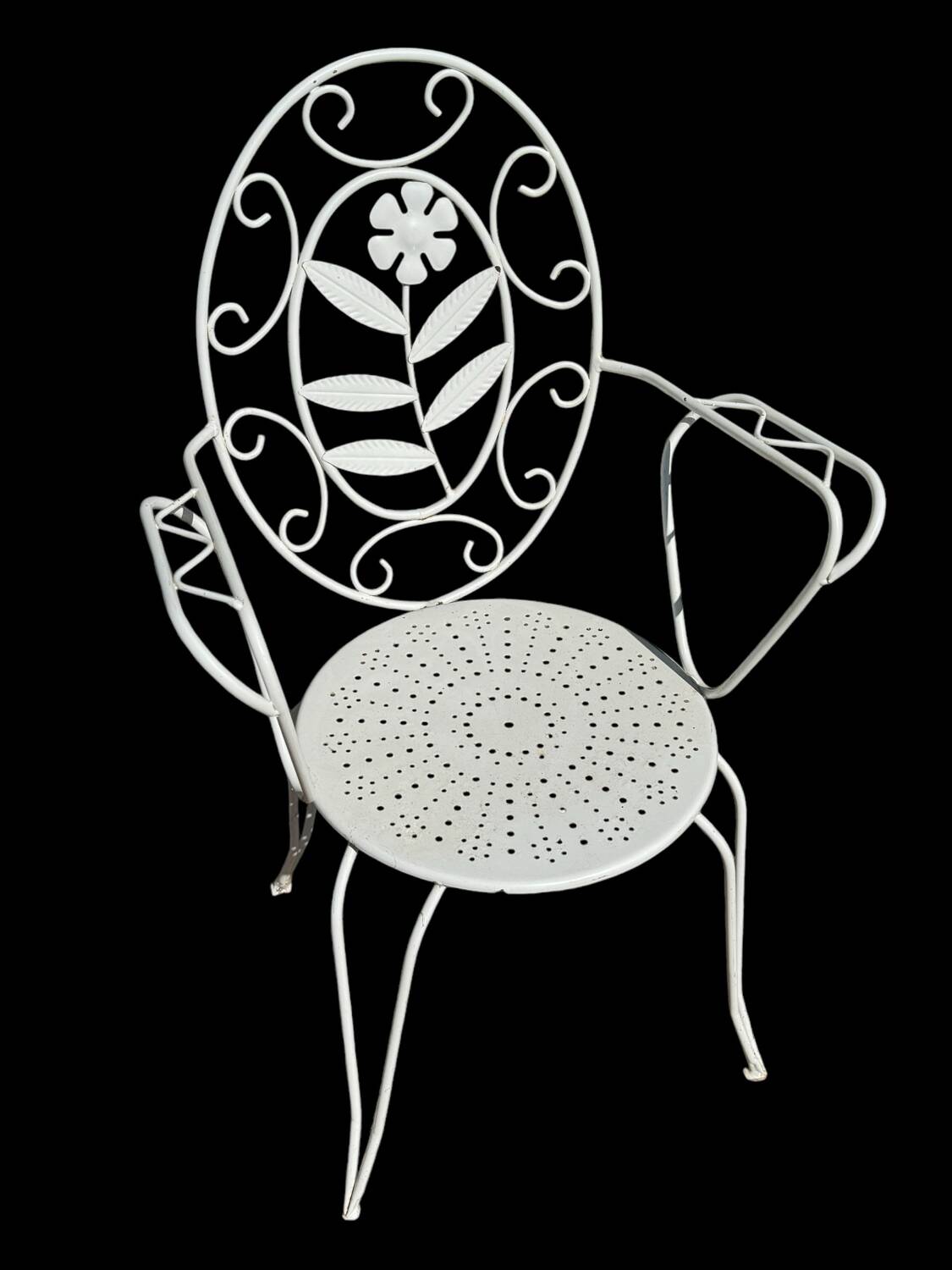 Fauteuils en fer forgé provençal des années 60, set de 6