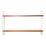 Scandinavian wall bookcase