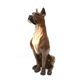 Vintage Italian design hand painted ceramic dog