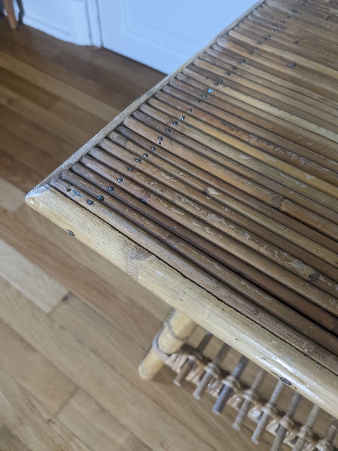 Rattan coffee table