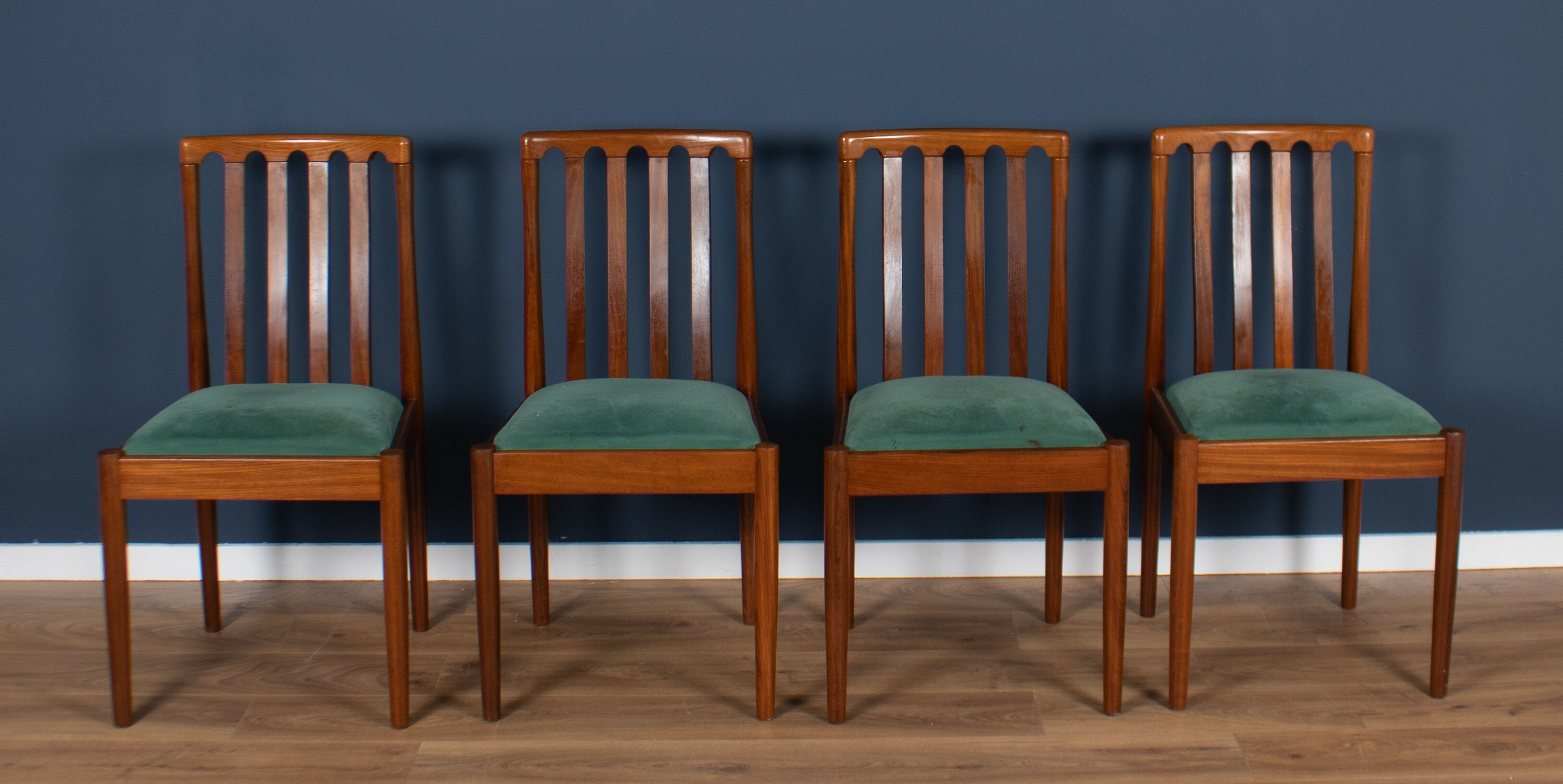 Retro Teak 1960s Meredew Dining Table & 4 Chairs Mid Century